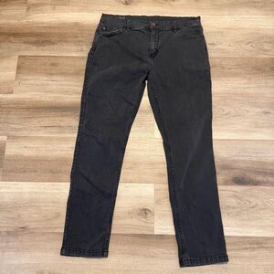 Mugsy Jeans Mens 36x31 Black Squid Inks Stretch Denim 5 Pocket Pants Comfort